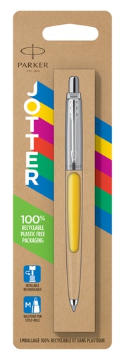 [609355] Stylo bille Parker Jotter Original Yellow CT Medium blister