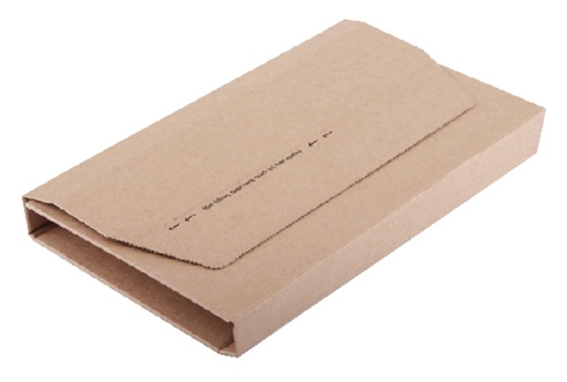 [820301] Emballage CleverPack pour A4 bande adhésive brun 10 pièces