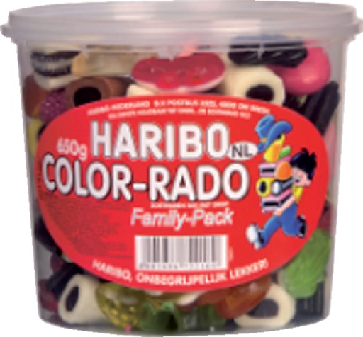 [890201] Snoep Haribo Color-Rado 650 gram