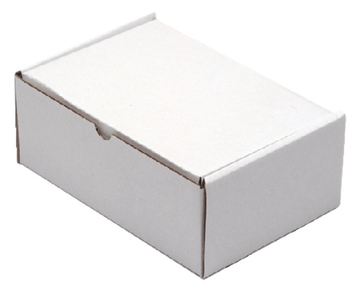 [820412] Boîte postale CleverPack carton ondulé 220x160x90mm blanc 25 pièces