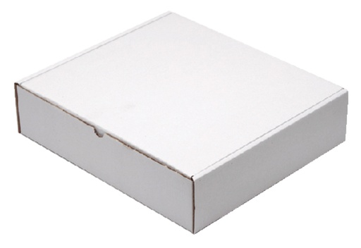 [820413] Boîte postale CleverPack carton ondulé 330x300x80mm blanc 25 pièces