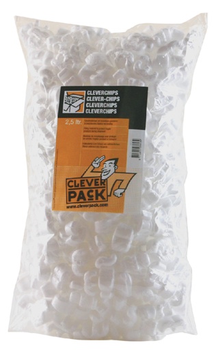 [820305] Opvulchips CleverPack wit zak à 2.5 liter