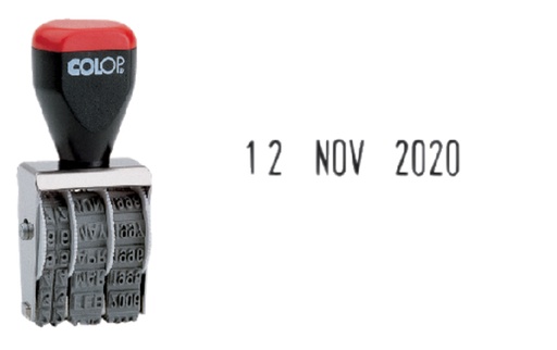 [351007] Tampon Dateur Colop 03000 bande NL rouge