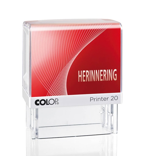 [350845] Cachet à Formule Colop Printer 20/L 'Herinnering' (Rappel)