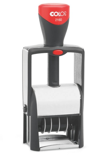 [351003] Woord-datumstempel Colop Heavy Duty 2160 Classic Line personaliseerbaar