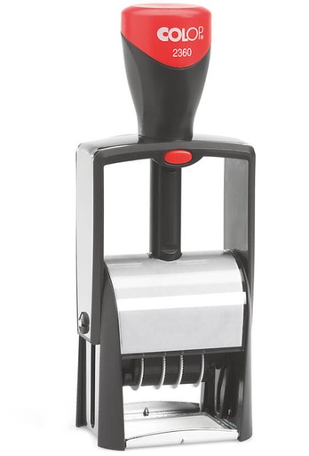 [351004] Woord-datumstempel Colop Heavy Duty 2360 Classic Line personaliseerbaar
