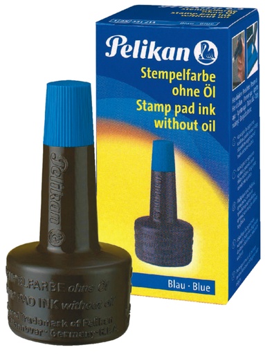 [356103] Encre pour tampon encreur Pelikan flacon 28ml bleu