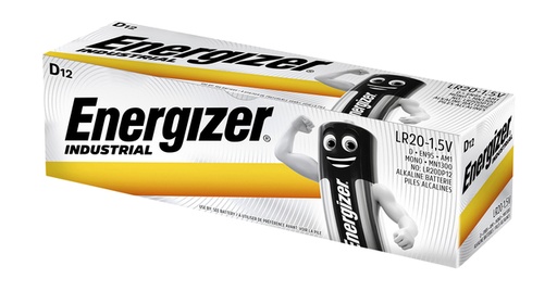 [413627] Batterij Energizer Industrial 12x D alkaline