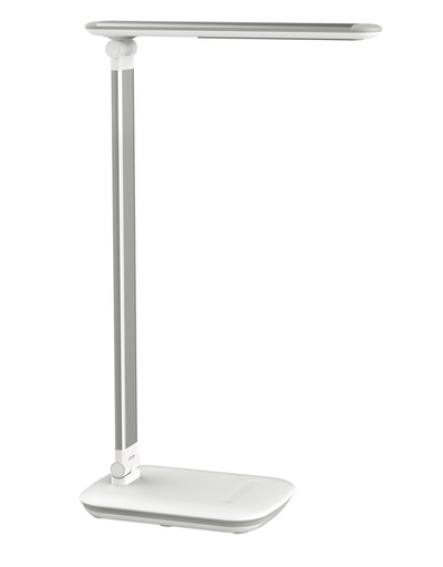 [495412] Bureau de lampe MAULjazzy LED intensité réglable + port USB blanc