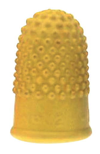 [336815] Doigtier de comptage Ø19mm jaune 20 pièces