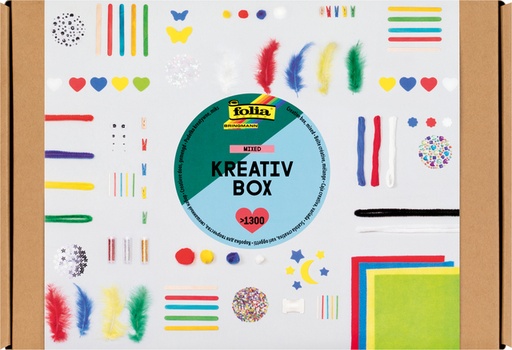 [580039] Hobby artikelen Folia met meer dan 1300 stuks assorti