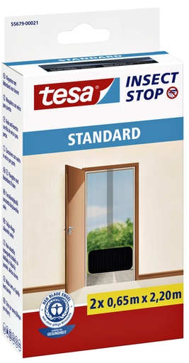 [890785] Insectenhor tesa® Insect Stop STANDARD deur 2x 0,65x2,20m antraciet