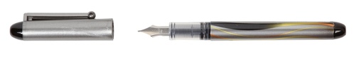 [600015] Stylo plume Pilot V-pen Medium argent noir