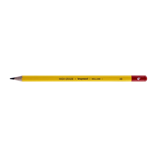 [640292] Crayon graphite Bruynzeel Burotek 4B gris