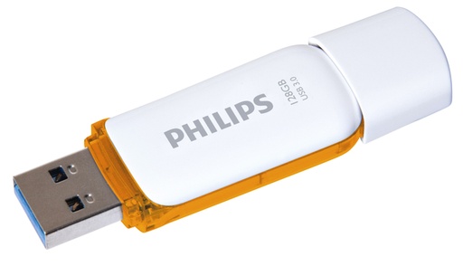 [434947] Clé USB 3.0 Philips Snow USB-A 128Go orange