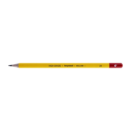 [640294] Crayon graphite Bruynzeel Burotek 2B gris