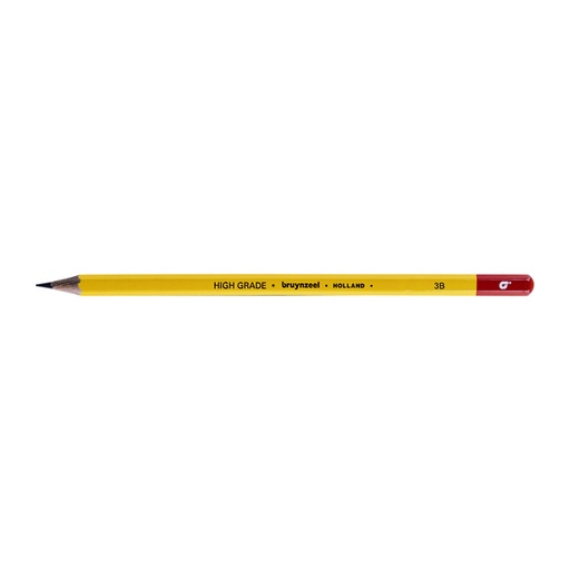 [640293] Crayon graphite Bruynzeel Burotek 3B gris