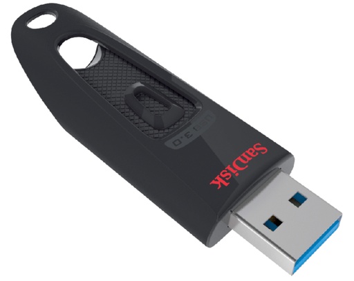 [434873] Clé USB 3.0 SanDisk Cruzer Ultra 16Go noir