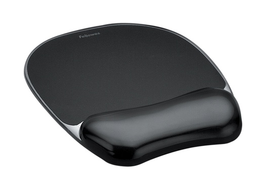 [436303] Tapis souris avec repose-poignet Fellowes Crystals gel transparent bleu