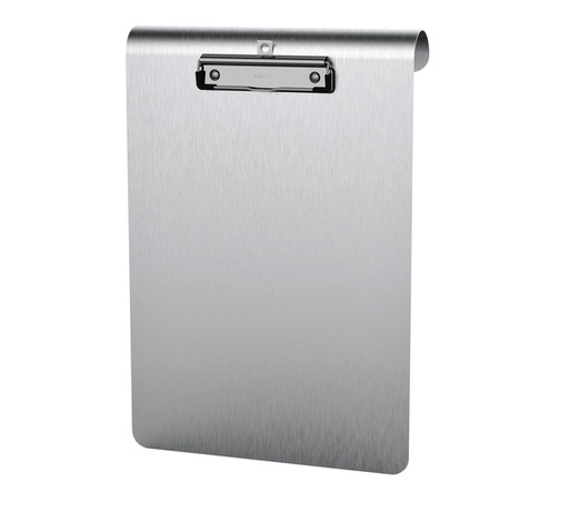 [315775] Porte-bloc MAULmedic A4 portrait pince inox aluminium