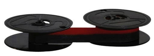 [410202] Ruban Pelikan Groupe 1 double bobine nylon noir/rouge