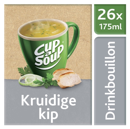 [890130] Cup-a-Soup Unox Bouillon de poulet épicé 26x 175ml