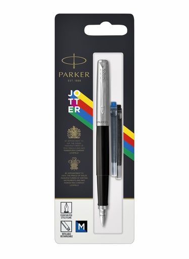 [609361] Vulpen Parker Jotter Original CT M zwart blister à 1 stuk