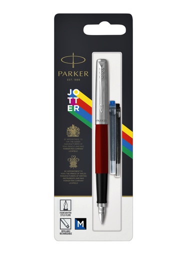 [609362] Vulpen Parker Jotter Original CT M rood blister à 1 stuk