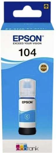 [412275] Navulinkt Epson 104 T00P240 blauw