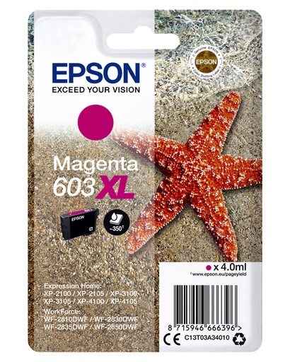 [402726] Inktcartridge Epson 603XL T03A3 rood