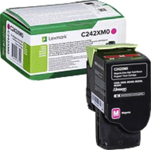 [404634] Cartouche toner Lexmark C242XM0 rouge