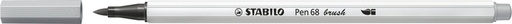 [631219] Feutre pinceau STABILO Pen 568/95 gris froid