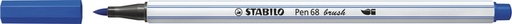 [631210] Feutre pinceau STABILO Pen 568/32 bleu outremer