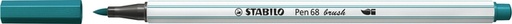 [631216] Feutre pinceau STABILO Pen 568/51 bleu vert