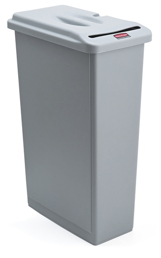 [394821] Conteneur Rubbermaid Slim Jim pour documents confidentiels 87L gris