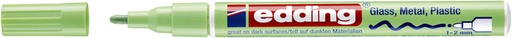 [630424] Marqueur peinture edding 751 à base d'huile 1-2mm pastel vert