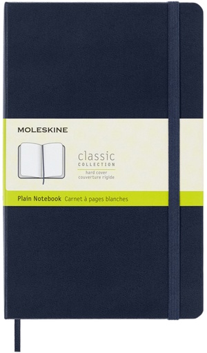 [011632] Carnet de notes Moleskine L 130x210mm uni rigide bleu saphir