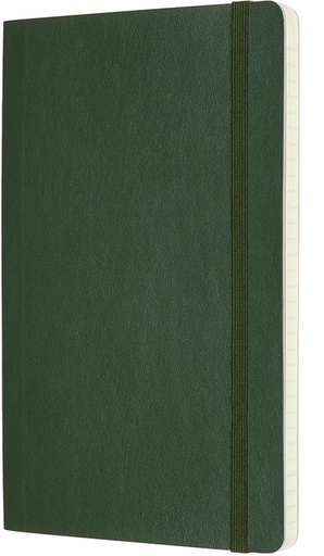 [011642] Carnet de notes Moleskine L 130x210mm ligné vert myrte