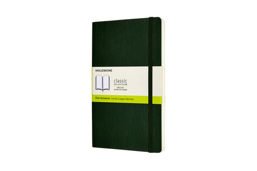 [011643] Carnet de notes Moleskine L 130x210mm uni vert myrte