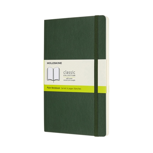 [011643] Carnet de notes Moleskine L 130x210mm uni vert myrte