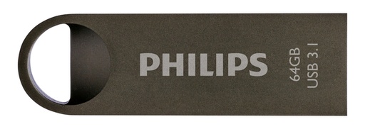[435652] Clé USB 3.1 Philips Moon Space Grey 64Go