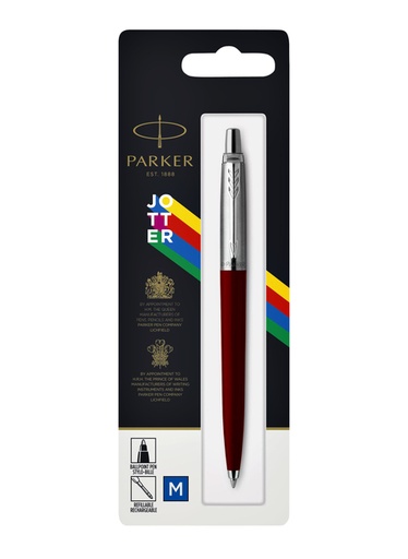 [609352] Balpen Parker Jotter Original red CT medium blister à 1 stuk