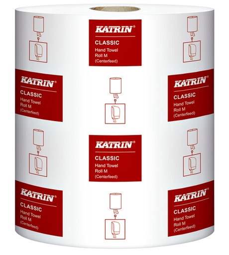 [892597] Essuie-mains Katrin 481911 Medium 2 épaisseurs 500 feuilles blanc