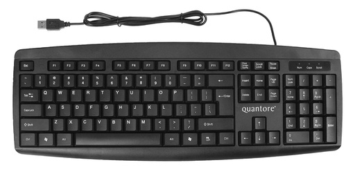 [435340] Toetsenbord Quantore QWERTY zwart