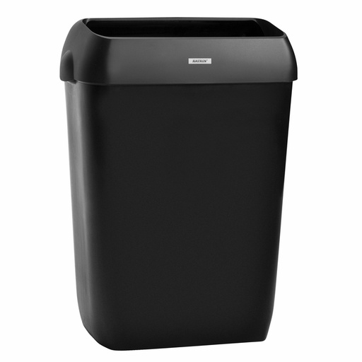 [892662] Afvalbak Katrin open inworp 50 liter zwart 92285