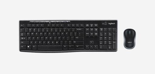 [009011] Toetsenbord- en muisset Logitech MK270 draadloos QWERTY zwart