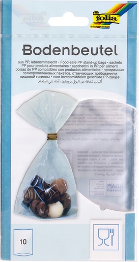 [820343] Sachet Folia 115x190mm transparent 10 pièces