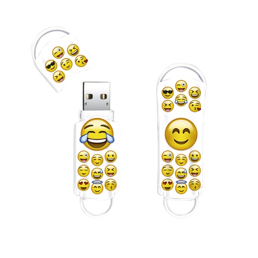 [435909] Clé USB 2.0 Integral Xpression Emoji 64Go