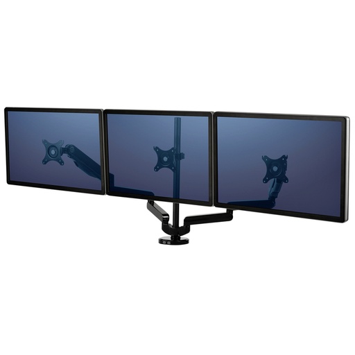 [436412] Bras écran Fellowes Platinium Series 3 écrans horizontaux