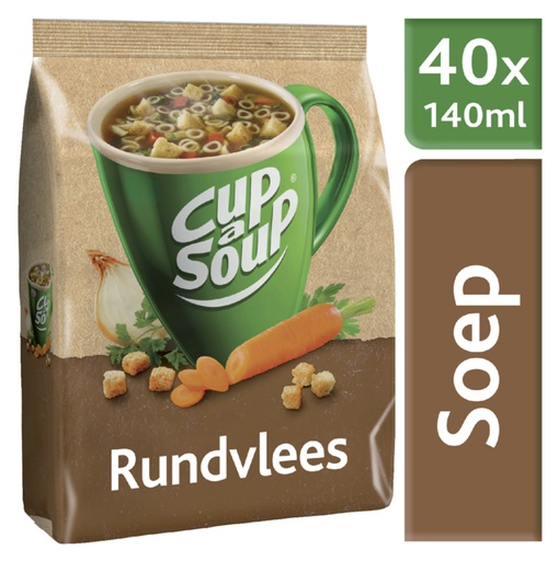 [891011] Cup-a-Soup Unox machinezak rundvlees 140ml